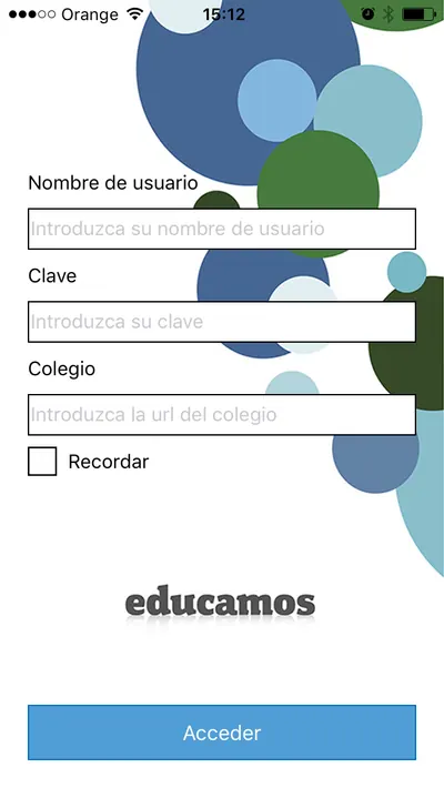 configuracion app educamos